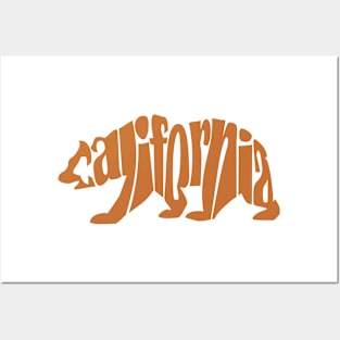 Brown California Bear Posters and Art